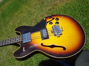 1966 Gibson EB-2 EB-2D Vintage Bass Guitar Sunburst