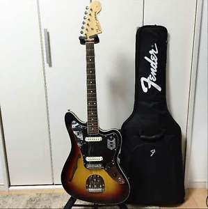 Very Rare! Fender Japan Jaguar Hollow Guitar JG/HO 3 Tone Sunburst
