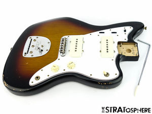 Fender Vintage 60s Road Worn Jazzmaster LOADED BODY Guitar Nitro Relic Sunburst