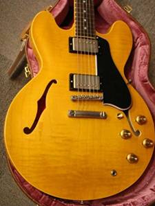 Free Shipping Gibson Memphis 1961 Es-335td Vintage Natural Guitar