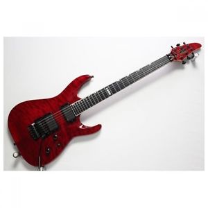 ESP HORIZON-CTM FR Quilt Maple Body Red Used Electric Guitar W Hard Case Japan