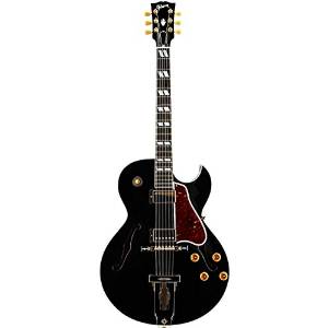Gibson Custom Shop HSL4MEBGH1 Hollow-Body Electric Guitar, Ebony