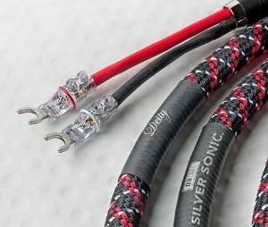 1/pr DH Labs Diety Speaker cables Spade connectors in 15 feet