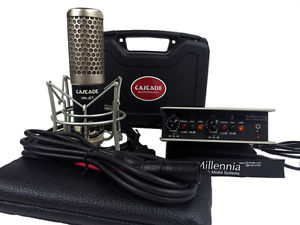 Cascade Microphones VIN-JET Ribbon Mic and Millennia MIc Pre HV32-P Bundle