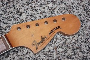 1967 Fender Jaguar guitar neck rosewood bound block inlays