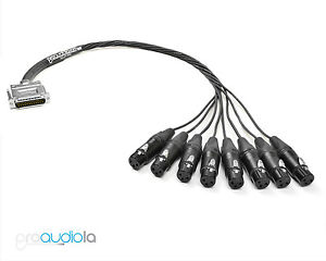 Grimm TPR 8 DB25 DSUB Balanced Audio Snake | Neutrik Gold XLR-F | 35 ft. 35'