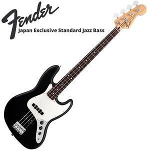 Fender Japan Exclusive Standard Jazz Bass RW BLK  FREESHIPPING/123