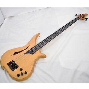 Tune WB-4 fretless Bass Used Electric Bass Guitar with Soft Case JP F/S