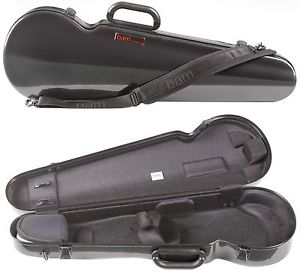 Bam France 2002XL Contoured Hightech 4/4 Violin Case with Black Finish