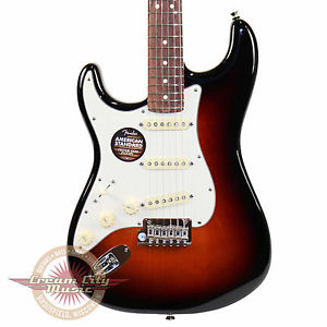 Brand New Fender American Standard Stratocaster Demo Left Handed 3 Tone Sunburst