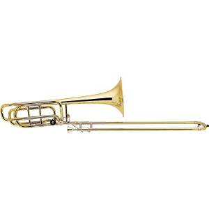 Bach 50A Series Bass Trombone with Hagmann Valve 50A3 Lacquer 9.5- in. Yellow Brass Bell