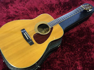 YAMAHA acoustic guitar FG-450 Green Label Hard Case USED IN JAPAN