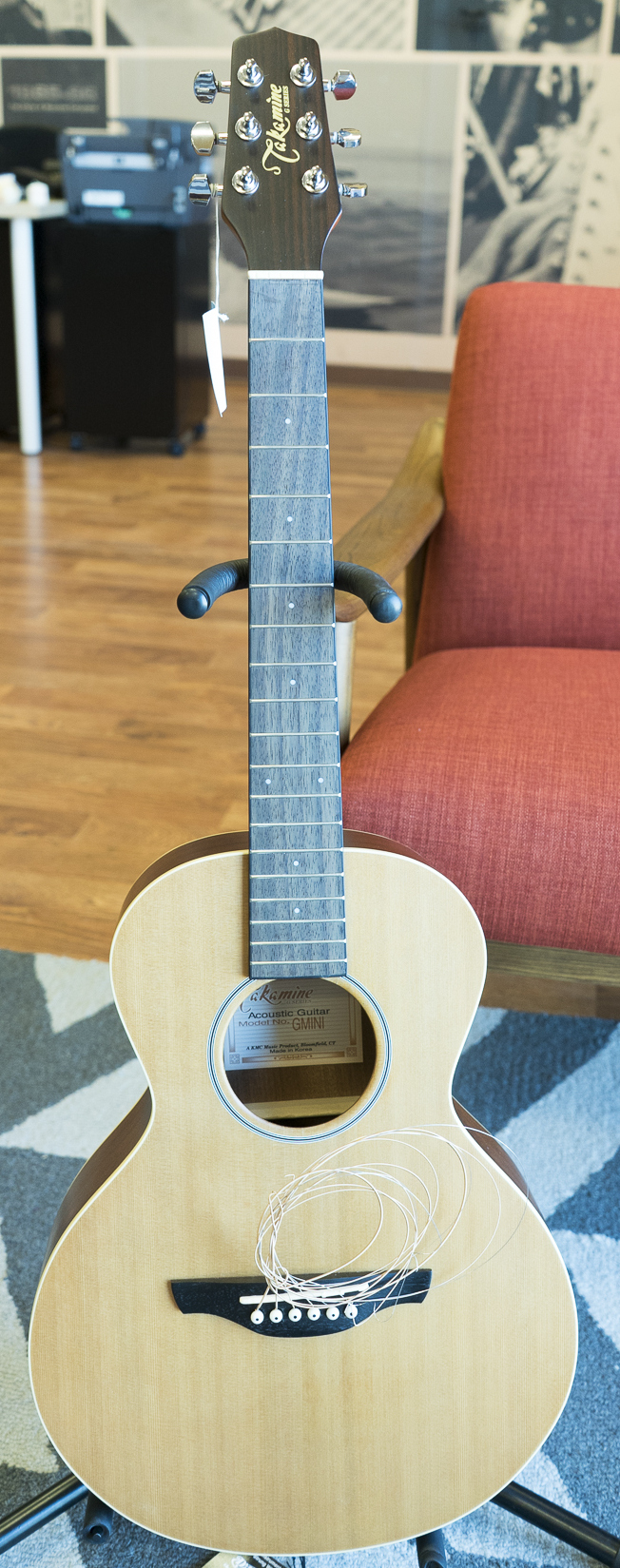 Takamine GMINI-NS Mini Acoustic Guitar - Natural Satin