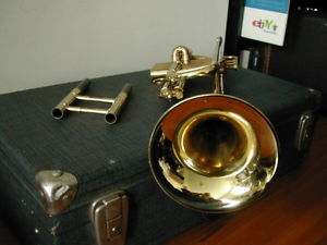 AWESOME HORN C Bb GREAT VINTAGE Selmer Paris Radial 75 C Trumpet + Bb Slide Case