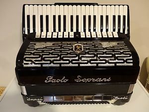 Accordion Paolo Soprani Super 5/5 Hand Made Reeds good Condition
