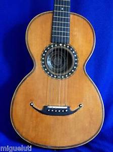 Guitarra de salón Bruno Klemm 1870. ca