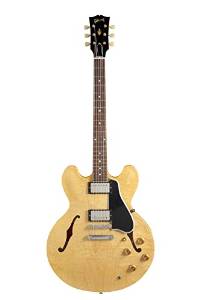 Gibson Memphis ES5916VNNH1 Semi-Hollow-Body Electric Guitar, Vintage Natural