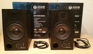 Adam A7 Powered Studio Monitors PAIR In Box MINT!