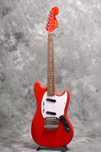 Fender MG69 MH Red Shinsaibashi Short Scale Used Electric Guitar Gift From JP