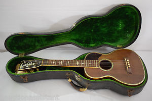 Vintage Uke Ukulele Favilla Dale Wimbrow 6 String Soprano "The First Wimbrola"