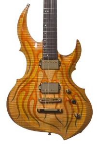 2014 ESP Custom Shop FRX, Fire Natural, Ebony