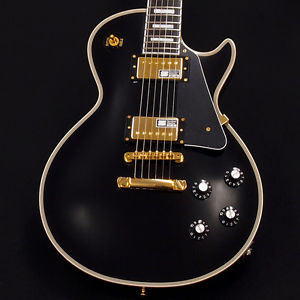 Free Shipping Used EDWARDS E-LP-130CD BLACK Electric Guitar