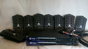 Hearback System with 2 HUBs and 8 mixers