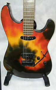 New Fender Stratocaster 2004 Band of Gypsies Tie Dye Guitar with Hard Shell case