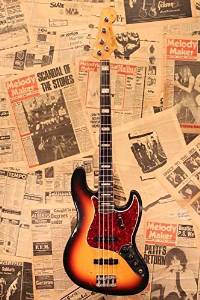 Free Shipping Used Fender USA 1966 Jazz Bass Electric Guitar