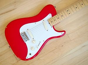 1982 Fender Bullet Standard Electric Guitar John Page Telecaster USA Red
