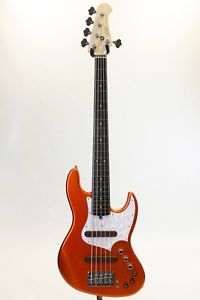 Xotic XJ-1T 5st Fretless JB Type Alder Body Red Used Electric Bass Guitar Japan