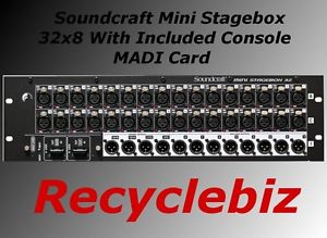 Soundcraft MINI Stagebox 32R for Performer Expression Cat5 Compact B Stock