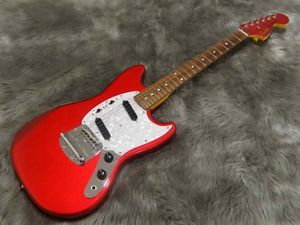 Fender Japan MG69 / MH CAR Red Rosewood Fingerboard Used Electric Guitar From JP