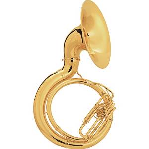 King 2350 Series Brass BBb Sousaphone 2350W Lacquer With Case