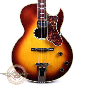 VINTAGE 1975 GIBSON HOWARD ROBERTS CUSTOM ACOUSTIC ELECTRIC JAZZ GUITAR SUNBURST