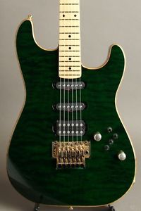 SCHECTER Custom Order Model Transparent Green 1997 From JAPAN free ship #R1024