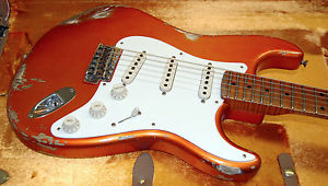 2016 Fender 1959 Stratocaster Heavy Relic Baked AAA Flamed Maple Neck SUPER RARE