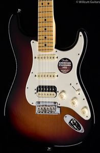 Fender American Standard Strat HSS Shawbucker 3-Tone Sunburst (575)