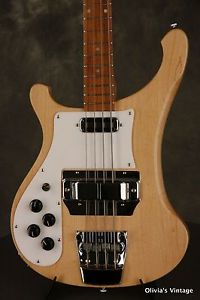 RARE 1991 Rickenbacker 4001 V63 SPC LEFT-HANDED Bass MAPLEGLO!!!