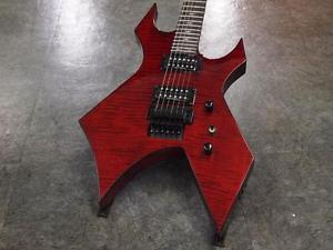 Free Shipping Used B.C.Rich NT Warlock Tremoro / Trance Red 2013 Electric Guitar