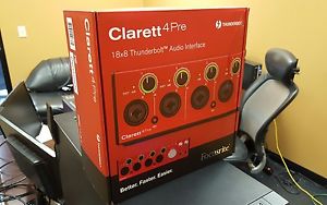 focusrite clarett 4pre audio interface