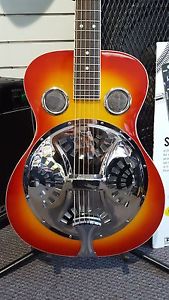 Regal RD-40 Regal Resonator Guitar - Includes Hardcase - Round Neck - USA Cone