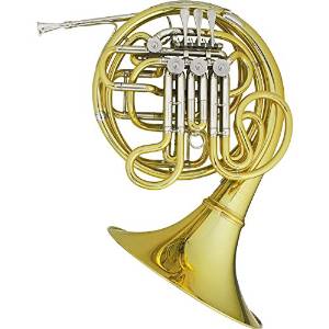 Hans Hoyer 7801 Nickel Double French Horn Yellow Brass
