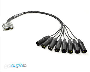 Grimm TPR 8 DB25 DSUB Balanced Audio Snake | Neutrik Gold XLR-F | 40 ft. 40'