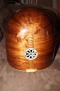 Kızıl Anzem Yaprak Baglama / Saz - 40 lık Tekne - Kısa Sap