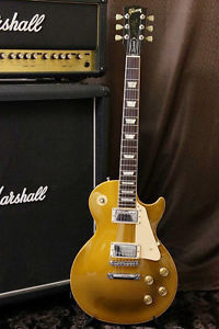 1996 made Gibson Les Paul Standard Gold Top Yamano quaality w/ Brown Hardcase