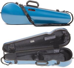 Bam France 2002XL Contoured Hightech 4/4 Violin Case with Azure Blue Finish