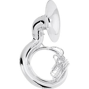 Conn 20K Series Brass BBb Sousaphone 20KSBW Satin Silver with Case