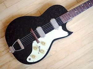 1961 Kay Custom Kraft Model 4155 Midnight Special Vintage Guitar by Kay, w/osc