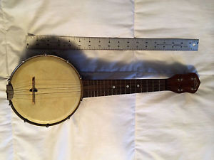 "The Gibson", Banjolele, Banjo, Vintage, Original Canvas Board Case, Paul Hunt